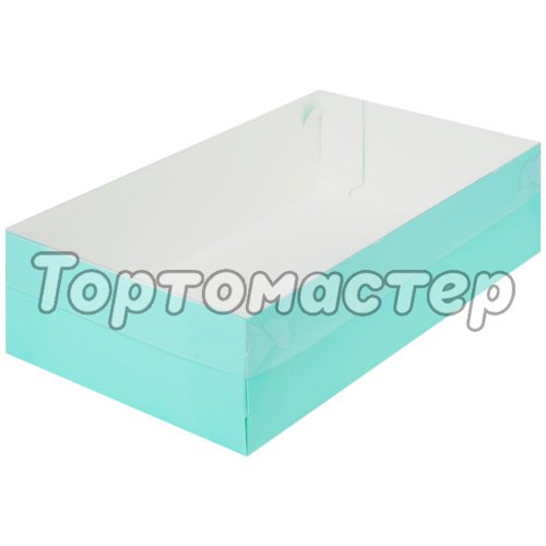 Коробка для сладостей с прозрачной крышкой "Тиффани" 25х15х7 см 070277