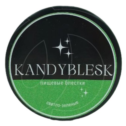 Пищевые блёстки KANDYBLESK "Светло-зелёные" 10 г 