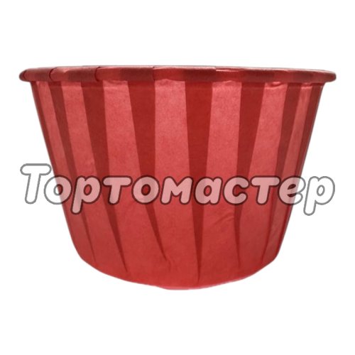 Капсула бумажная Красная D50 H40 10 шт 39128
